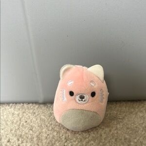 Micro Squishmallows Pink and Gray Small Pet Plush Toy
